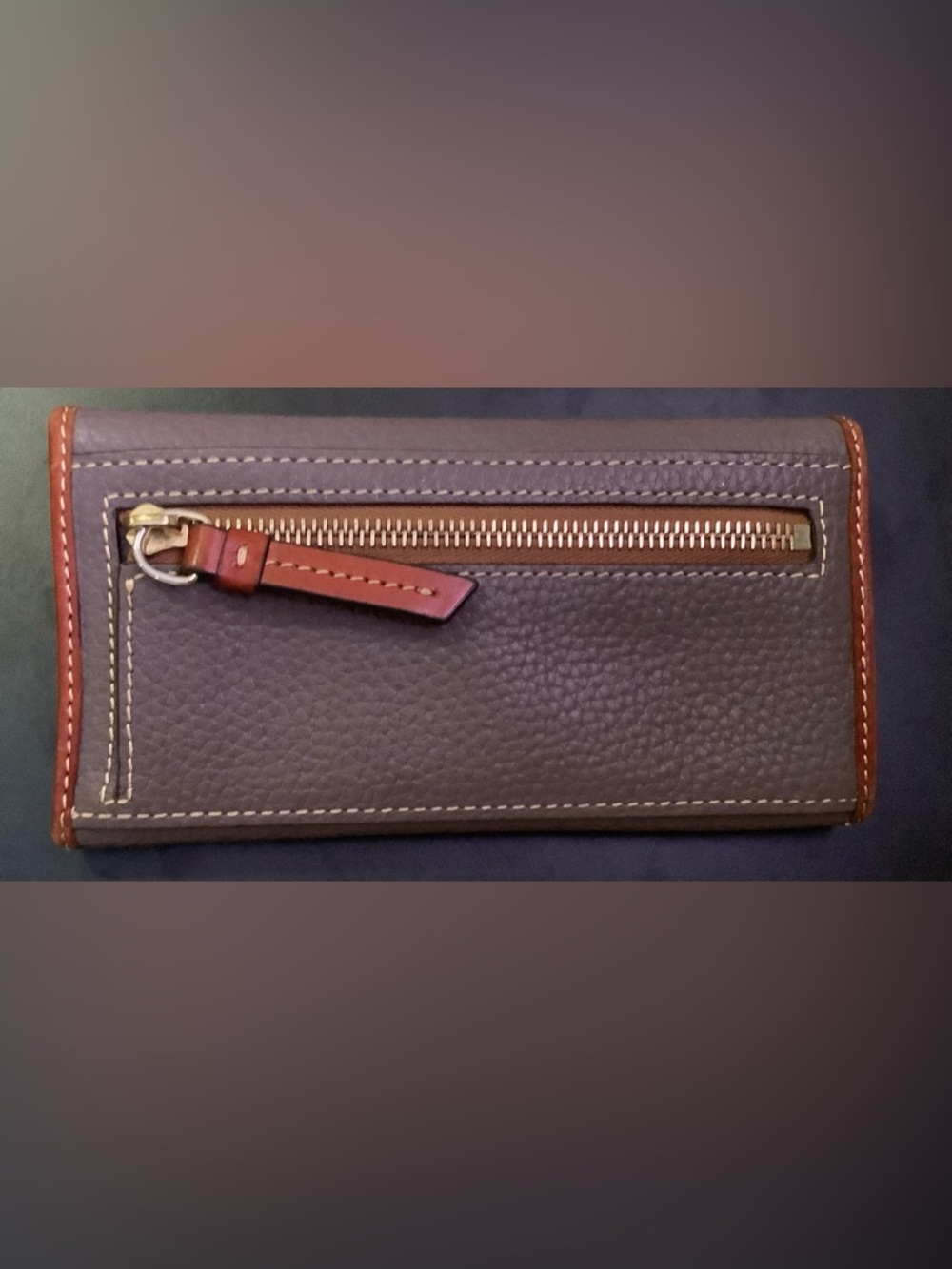 Dooney & Bourke Pebble Grain Continental Clutch - Picture 2 of 4